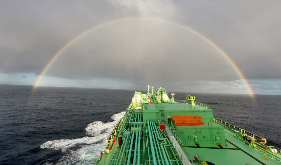 BWLPG_VLGC BW Libra in the North Pacific Ocean